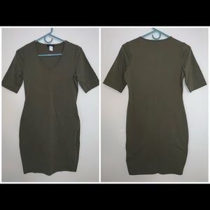 VENUS Long V Neck Dress